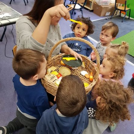 fb gathered round basket